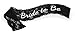 Elegant Black Lace Bride to Be Sash - Stylish Accessory for Bachelorette Parties and Bridal Showers