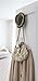 Over The Door 5 Hooks Vertical Organizer Hanger in White Finish - 21.2