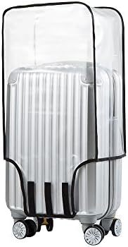 Joyden Clear PVC Suitcase Cover Wearproof Protectors  Luggage Cover Waterproof for Wheeled Suitcase Fits Most 20"22"24"26"28"30" (30'')