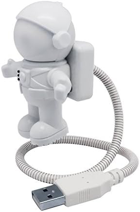 USB Astronaut Spaceman LED Mini Night Light - Flexible Lamp for PC Notebook Laptop Reading