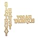 Zeroyoyo Gold Metal Happy Birthday Word Cutting Dies Stencil DIY Scrapbooking Template Decor Card Making