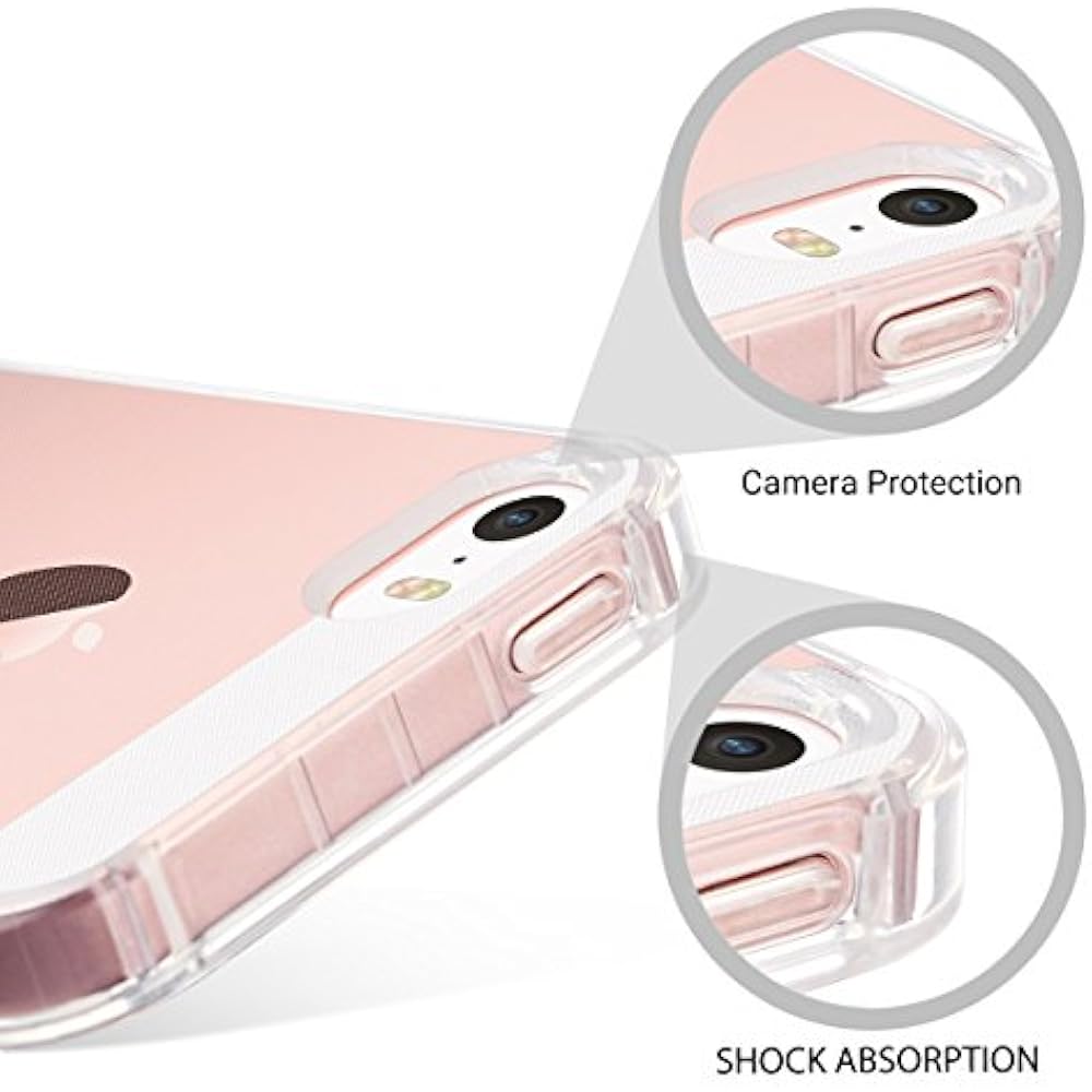 IPhone SE Case Clear, 5s Case, Slim Fit 5/5S/SE With Transparent