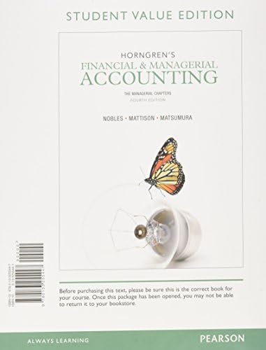 Amazon.com: Horngren's Cost Accounting - MyLab Accounting with