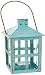 Kate Aspen 14130BL Vintage Distressed Lantern, medium, Blue primary