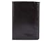 Big Skinny Men's Tri-Fold Leather Slim Wallet, Holds Up to 25 Cards, Black