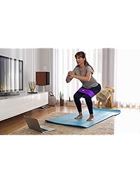 HUISEN Bandas de resistencia para piernas y glúteos, bandas de ejercicio, bandas de cadera anchas, bandas de entrenamiento para deportes, bandas elásticas de resistencia, banda elástica antideslizante