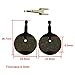AHL Bicycle Semi-Metallic Disc Brake Pads for AVID BB5 BB-5 MTB Bike (4 Pairs)