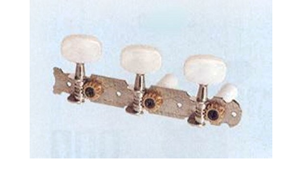 Amazon.com: Clavijero Guitarra Clasica – TCM (jc58) niquelado (grabado)  Palomilla Pasta (Tubos forrados) : Instrumentos Musicales