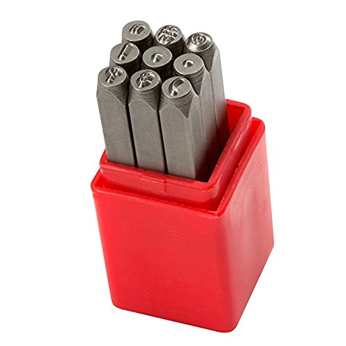 Yaetek 5/32-Inch 36 PCS Letter and Number Stamp Set with9 PCS 5/32-Inch Punctuation Stamp Set - Thumbnail 2