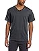 Russell Athletic Men's Big and Tall Athletic Vneck Tee, Black Heather, 4X-Large