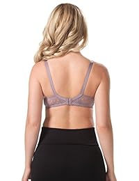 Loving Moments by Leading Lady Women's Underwire Padded Lace Nursing Bra