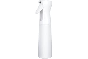 Lessmon Spray Bottle, 10oz/300ml Mist Spray Bottle for Hair, Stylish Water Mist Sprayer for Plant, Cleaning, Skin Care, Ergonomic Refillable Spray Container (White)