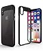 Toppix Hawkeye Soft Case for iPhone Xs Max, Hard Backcover and Soft TPU Bumper with Imprint [Auto Focus] for Apple iPhone Xs Max (6.5 inch, 2018 Release), Black