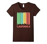 Retro 1970's Sacramento California Downtown Skyline T-Shirt