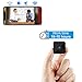 Luowice Hidden Camera Mini Spy Camera Indoor WiFi 1080P HD Wireless Portable Small Nanny Cam with Two-Way Audio and Night Vision Motion Detection IP Security Camera Built-in Battery Cloud Storage, Black