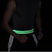 BSEEN Running Belt - Waist Belt - LED Running Waist Belt USB Rechargeable Light Weight Polyester Sport Belt Adjustable Elastic Band and Buckle for Runner