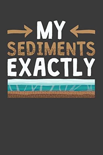 My Sediments Exactly: Geology Field Notebook, Geologist Gifts, 6" x 9" 150 page blank book for taking notes, college ruled