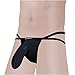 Semboon Men's Ice Silky Penis Sheath G-Strings Pouch Thong Underwear