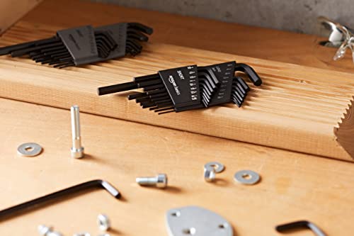 amazon basics 36-Piece Allen Wrench/Hex Key Set - Inch/SAE and Metric 4