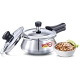 Prestige Deluxe Duo Plus 33 Litre Induction Base Pressure Cooker - Hard Anodized Aluminum With Stainless Steel Lid