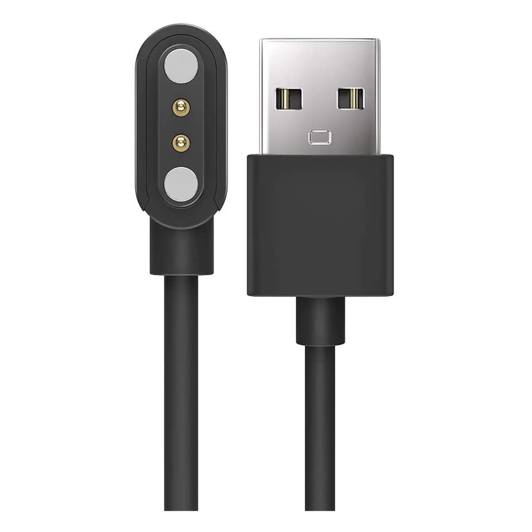 Aliwisdom Smart Watch Universal Charger Magnetic, da fit Smartwatch Accessories 2 Pin Magnetic Suction Replacement Charger for Smart Watch, Cable Contact pin spacing Compatible 2.54mm - 2.84mm