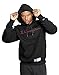 Champion Men's Retro Graphic Pullover Hoodie, Black, XX-Large