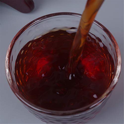 357g ï¼0.787LBï¼ Reifer Pu'er-Tee Alter Puer-Tee Yunnan Golden Bud Tribute Cake Puer-Tee Schwarzer Tee Gekochter Pu-Erh-Tee Pu-Erh-Tee Chinesischer Tee Gesunder Puerh-Tee Roter Tee Grüner Guter Shu Cha – Bild 8