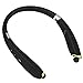 Toughsty Retractable Wireless Stereo Bluetooth Neckband Earbuds for Running Sports MP3 Music Player Earphone with FM Radio and Mic (MT-HSET011)