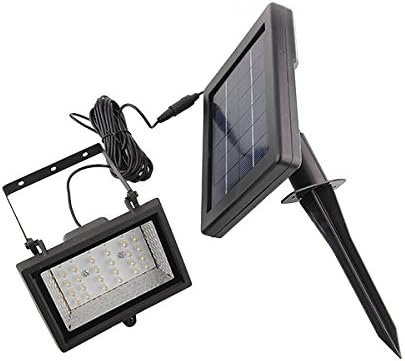 Solar Power Ultra Bright 30 LED Garden Flood Spot Light Lawn Cool White Lamp