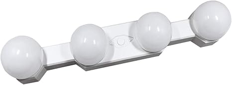 Led Mirror Light Portable Vanity Lights Makeup Light No Drilling Suction Cup 4 Bulb Mirror Front Light Amazon Ca Generic