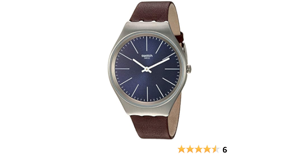 Swatch Skin Irony Stainless Steel Quartz Leather Strap, Brown, 16 Casual  Watch (Model: SYXS106C) : Buy Online at Best Price in KSA - Souq is now  Amazon.sa: Fashion
