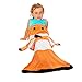 Clownfish Tails Blanket, Super Soft Plush Kids Sleeping Blanket Bag for Children Teens Boys Girls, All Seasons, Gift Idea