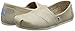 Toms Women's 10008015 Metallic Burlap Alpargata Flat, Natural, 9 M US