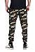 PROGO USA Men's Joggers Sweatpants Basic Fleece Marled Jogger Pant Elastic Waist (X-Large, Camouflage)