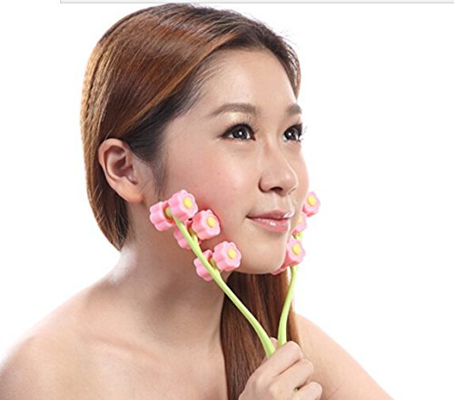 Carejoy Rouleau de Massage Visage Masseur Manuel pour la Femme