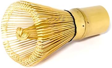 Kenko Tea - Matcha Whisk Bamboo (Chasen) 100 Pronged, Hand Crafted for Making Matcha Tea + BONUS Bamboo Matcha Scoop (Chasaku) for preparing Matcha Green Tea Powder