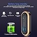 SDETER Video Doorbell 1080P Wireless Home Security Surveillance Rechargeable Battery Camera with Cloud Storage Motion Detection Night Vision Two-Way Audio Android iOS Real-time Video (Gold)