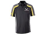 Corvette Racing Polo Black, Gray and Yellow X-Large