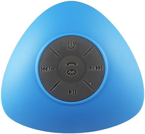 Triangle Mini Wireless Waterproof Bluetooth Shower Speaker Hands Free Speaker for iPhone/iPad/Cellphones - BLUE