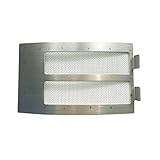 BBQ Stainless Steel MESH Screen Fit For XLarge Big Green Egg Draft Door Metal MESH Panel Easy Kamado Grill Replacement Parts Original Screen Outdoor Accessories Spot Welding Perfect