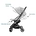 Maxi-Cosi Lara Lightweight Ultra Compact Stroller, Nomad Grey, One Size