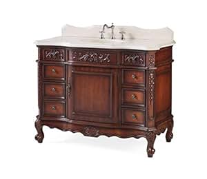 45" All Wood construction Classic Style Brookdale Bathroom ...