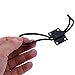 Exttlliy Iron Vintage Loop Design Metal Hanging Coat Hook Matte Black Wall Hooks Bathroom Kitchen (10Pcs)