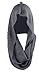 Bellady Winter Soft Pullover Knit Infinity Scarf Beanie Hoodie Scarf, Gray, One Size