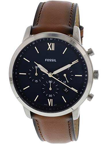 Fossil Men's 'Neutra Chrono' Quartz Stainless Steel and Leather Casual Watch, Color:Brown (Model: FS5453) Fossil Men's 'Neutra Chrono' Quartz Stainless Steel and Leather Casual Watch, Color:Brown (Model: FS5453)