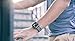 AdMaster for Apple Watch Bands 42mm,Soft Silicone Replacement Wristband for iWatch Apple Watch Series 1/2/3 - S/M Black/Cool Gray