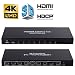 4K 1x8 HDMI Splitter, NEWCARE One in Eight Out Powered 8way HDMI Splitter Audio Video Distributor Amplifier with Charger, Support Full HD 3D & 4K x 2K