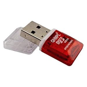Quantum QHM5570 Micro SD Card Reader (Red)