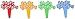 Oasis Supply Happy Birthday Cupcake Picks, Set of 12