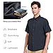 CAMEL CROWN Quick Dry Shirt Men Women Short Sleeve, UV Protection Fishing Shirts